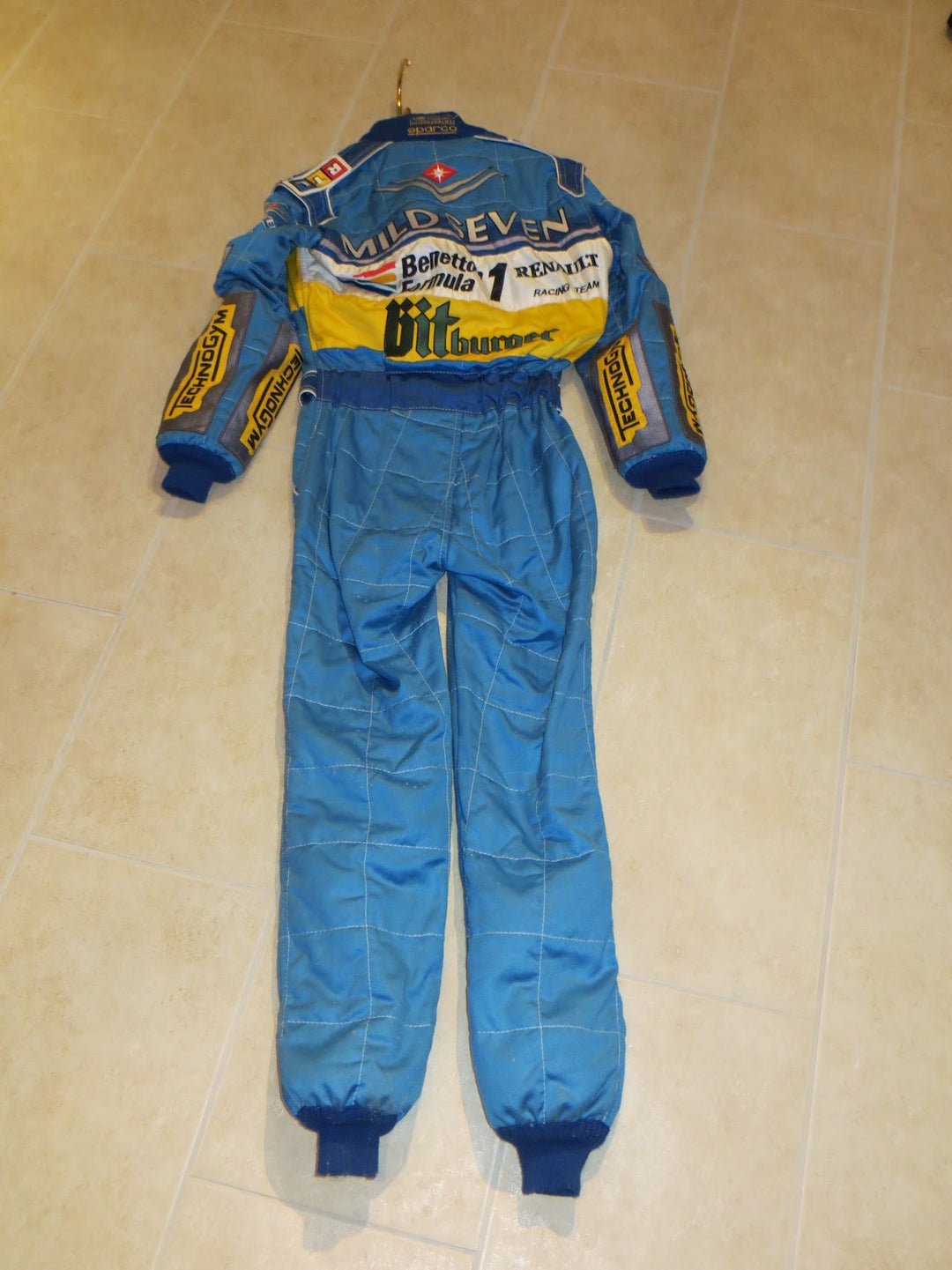 1995 Michael Schumacher signed Benetton race used suit