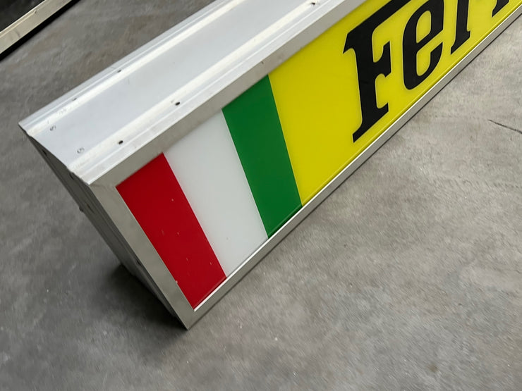 1981 Ferrari official dealer double side illuminated neon very long sign