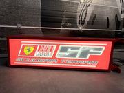 2009 Ferrari Official Paddocks F1 double side illuminated sign