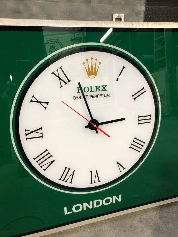 1990s Rolex HUGE official dealer illuminated sign