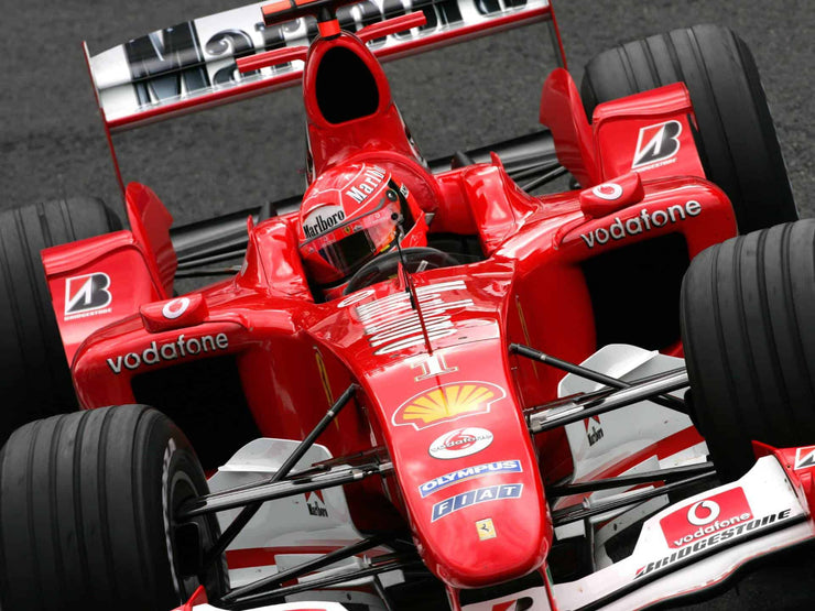 2004 Michael Schumacher Ferrari Schuberth visor signed