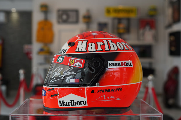 2002 Michael Schumacher Bell replica Helmet signed