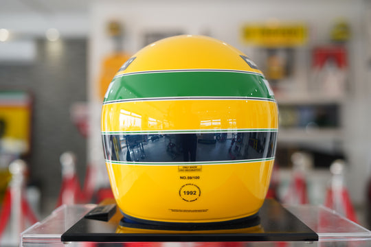 1992 Ayrton Senna Shoei Limited Edition Japanese GP with Sid Brasil ce