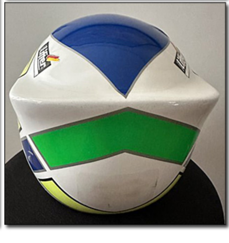 1999 Giancarlo Fisichella race used helmet