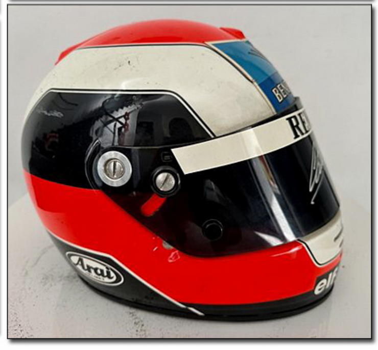 1996 Johnny Herbert race used helmet