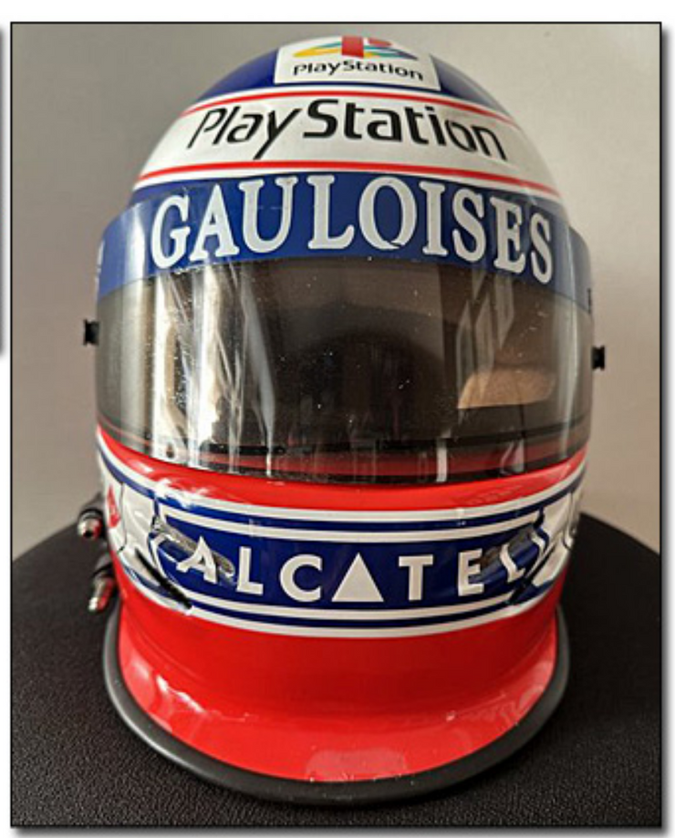 1999 Olivier Panis race used helmet