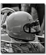 1972 Henri Pescarolo race used helmet
