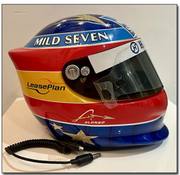 2002 Fernando Alonso race used Helmet