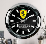 Ferrari wall clock Black Edition