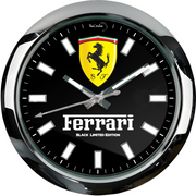 Ferrari wall clock Black Edition