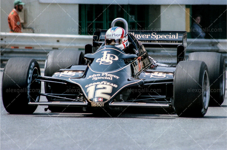 1982 Nigel Mansell Lotus 91 rear side wing plate