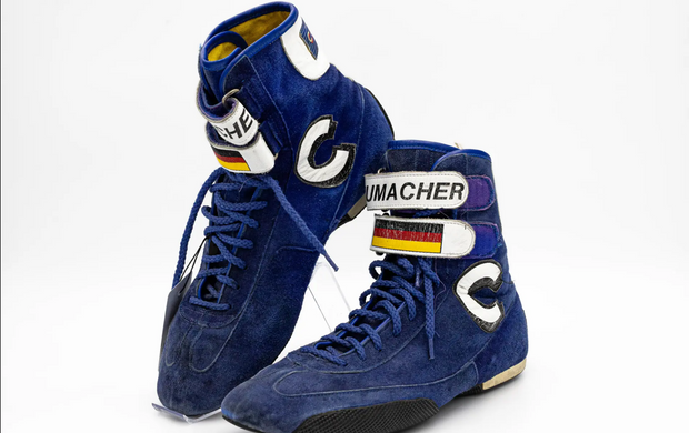 1991 Michael Schumacher "Canada" race used shoes