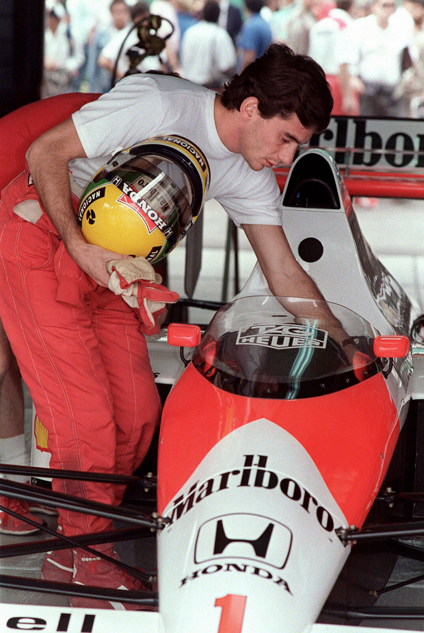 1989 Ayrton Senna McLaren MP4/5 windshield