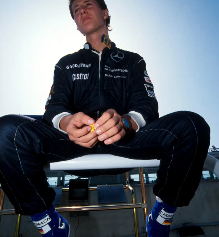1991 Michael Schumacher "Canada" race used shoes