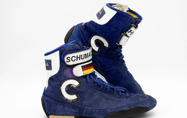 1991 Michael Schumacher "Canada" race used shoes