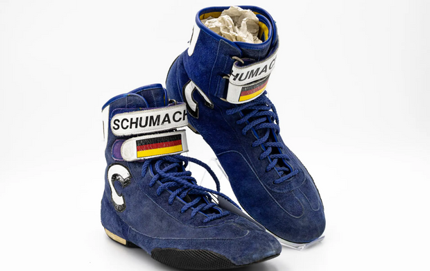 1991 Michael Schumacher "Canada" race used shoes
