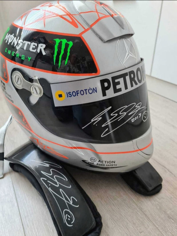 ミハエル・シューマッハ 直筆サイン入り レプリカヘルメット