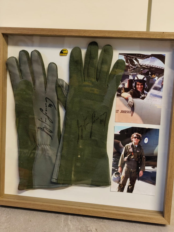 1989 Ayrton Senna Signed Pilot Gloves – Mirage III