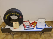 1993 Ayrton Senna MP4/8 rear tire signed