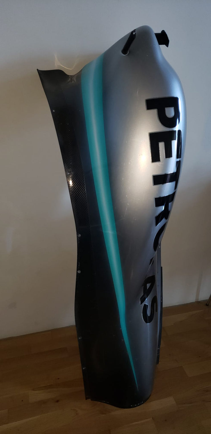 2019 Lewis Hamilton race used sidepod