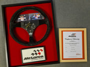 1983 Ayrton Senna McLaren test steering wheel