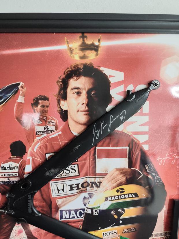 1993 Ayrton Senna wishbone Honda MP4 / 8 signed