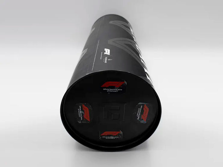 2021 Lewis Hamilton | Signed Ferrari Trento 1st Place Champagne Bottle and Silverstone Podium Cap