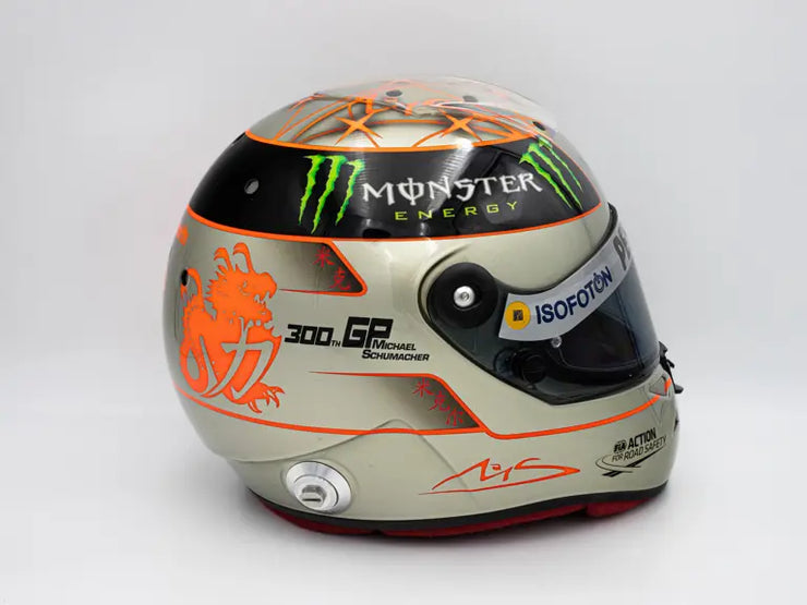 2011 Michael Schumacher Mercedes-AMG Formula 1 Schuberth Replica Helmet