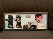 2016 Fernando Alonso gloves race used gloves signed