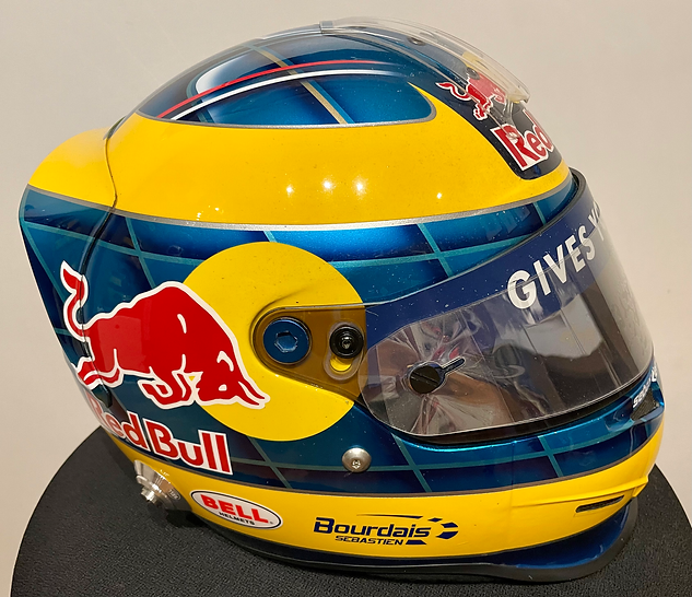 2009 SÉBASTIEN BOURDAIS Original Toro Rosso Formula One Helmet – Formula 1 Memorabilia 2009 SÉBASTIEN BOURDAIS Original Toro Rosso Formula One Helmet – Formula 1 Memorabilia