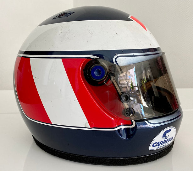 1987 GERHARD BERGER Original Ferrari Formula One Helmet, British Grand – Formula 1 Memorabilia