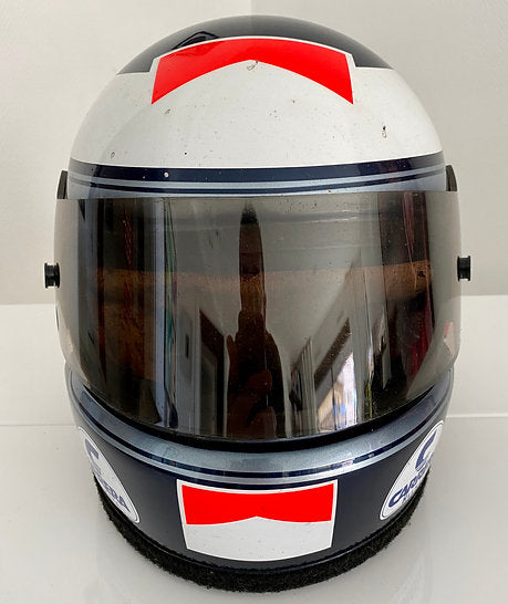 1987 GERHARD BERGER Original Ferrari Formula One Helmet, British Grand – Formula 1 Memorabilia 1987 GERHARD BERGER Original Ferrari Formula One Helmet, British Grand – Formula 1 Memorabilia
