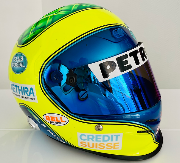 2004 FELIPE MASSA Original Test Helmet Sauber Petronas • Formula One T – Formula 1 Memorabilia