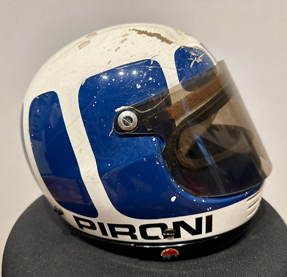 1978/1979 DIDIER PIRONI Original Race-Worn Helmet Tyrrell South African Grand Prix, Kyalami