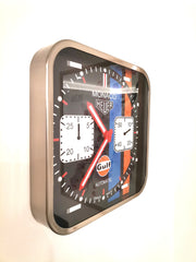 2010s TAG official Monaco Gulf Chronograph Dealer Clock