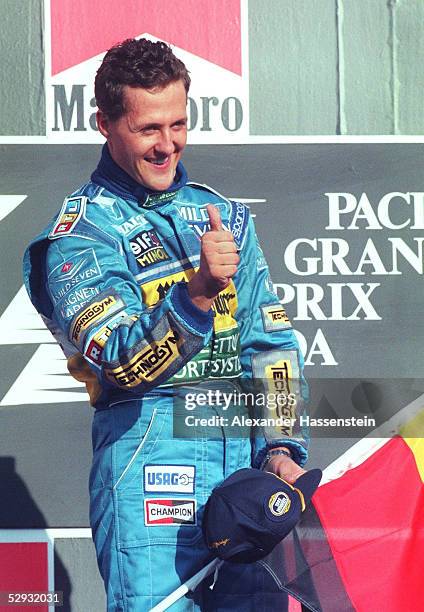 1995 Michael Schumacher AIDA GP Race Used Suit