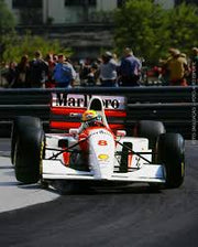 1993 Ayrton Senna wishbone Honda MP4 / 8 signed