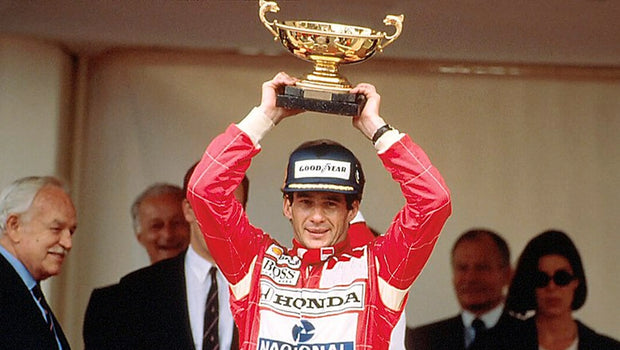 1993 Ayrton Senna wishbone Honda MP4 / 8 signed