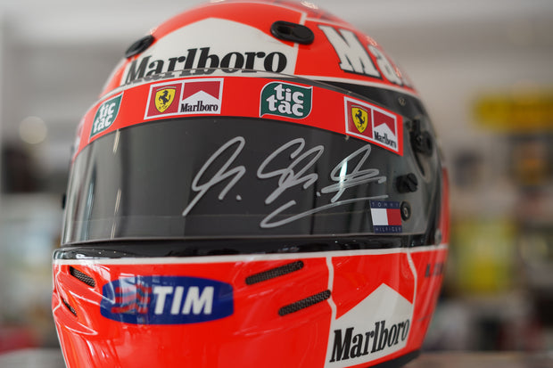 2002 Michael Schumacher Bell replica Helmet signed