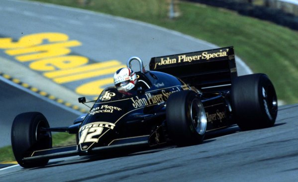 1982 Nigel Mansell Lotus 92T full engine cover