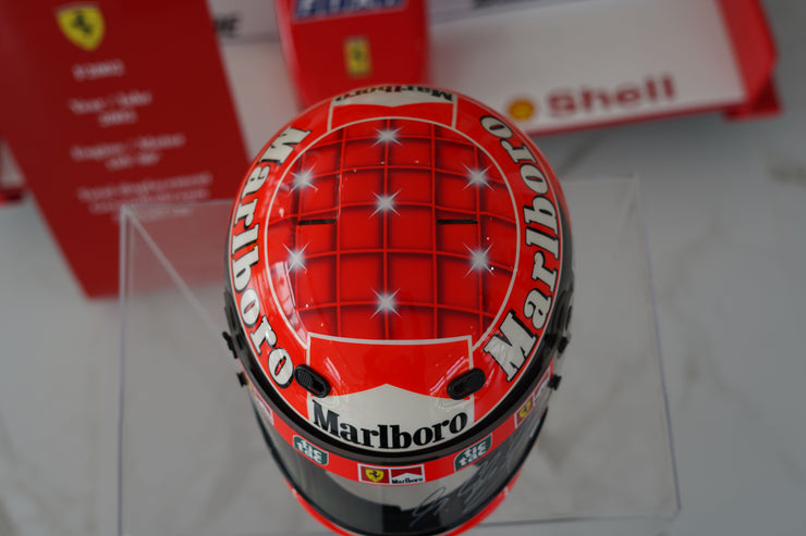 2000 Michael Schumacher F1 World Championship Bell Replica Helmet signed