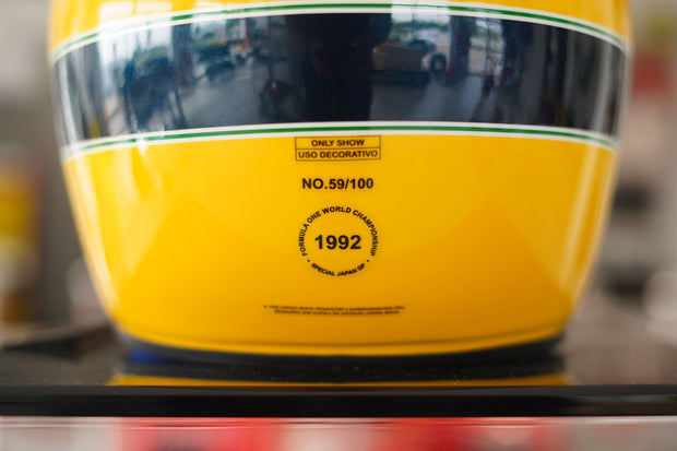 1992 Ayrton Senna Shoei limited edition Japanese GP