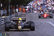 1985 Ayrton Senna Lotus brake disk signed used during the Monaco GP