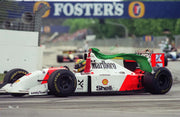 1993 Ayrton Senna McLaren MP4/8 rear GoodYear tire signed