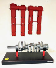 Ferrari 246 Dino crankshaft with engine head covers