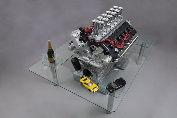 Lamborghini V12 engine Offshore coffee table