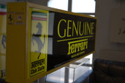 1990s Ferrari Genuine Sales & Services illuminated sign