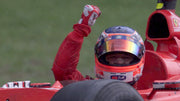 2000 Rubens Barrichello Arai race used visor Hockenheim GP - Formula 1 Memorabilia