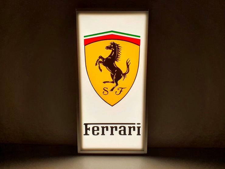 2020 Ferrari illuminated dealer sign