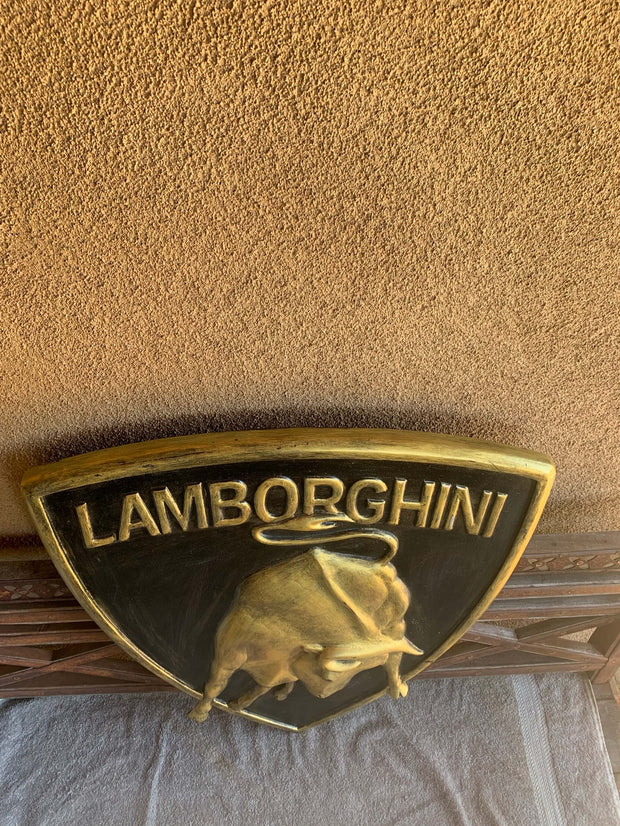 1978 Lamborghini official dealership Raging Bull shield
